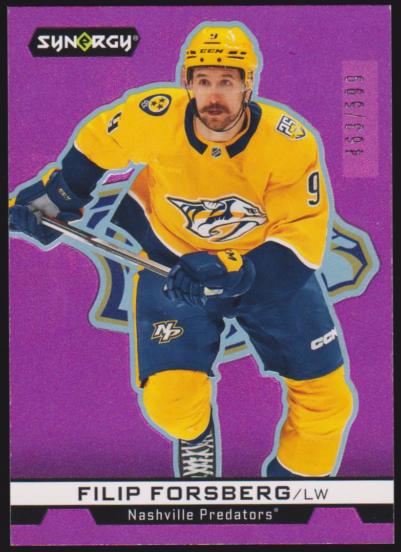 2024-25 Synergy NHL Impressions Magenta #IM8 Filip Forsberg 463/599 (image for) 2024-25 Synergy NHL Impressions Magenta #IM8 Filip Forsberg 463/599
