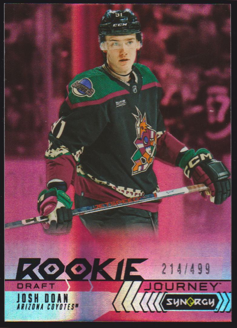 (image for) 2024-25 Synergy Rookie Journey Draft Red #RJ7 Josh Doan 214/499 - RC Year