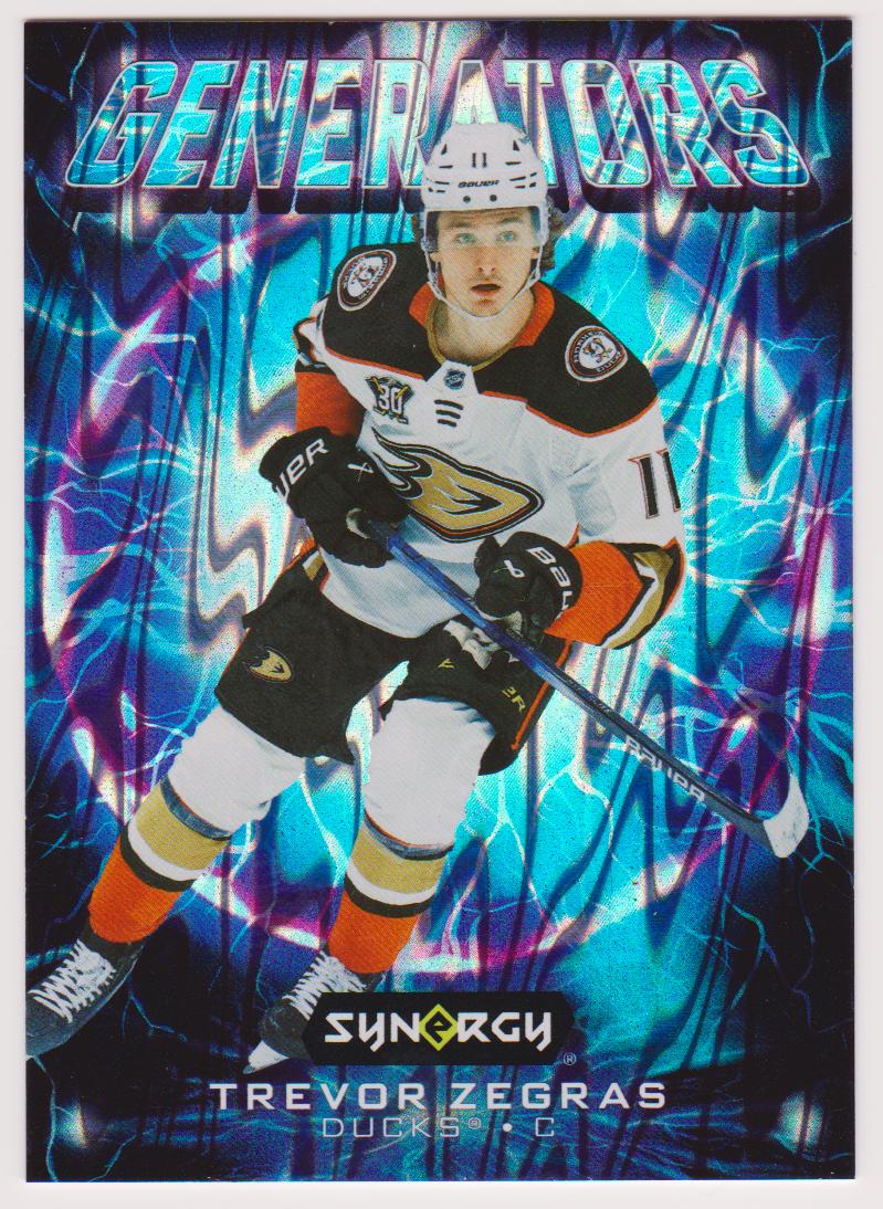 2024-25 Synergy Generators #G9 Trevor Zegras (image for) 2024-25 Synergy Generators #G9 Trevor Zegras