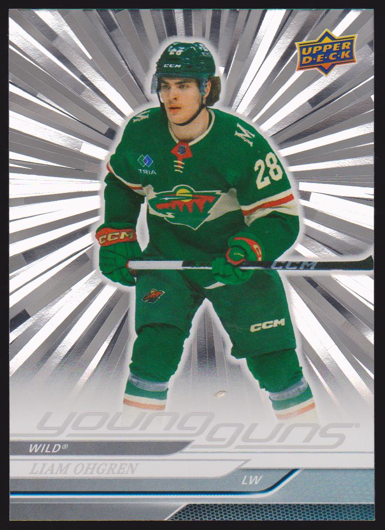 (image for) 2024-25 Upper Deck Outburst Silver #248 Liam Ohgren YG - RC Year