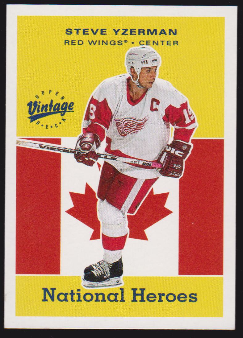 (image for) 2000-01 Upper Deck Vintage National Heroes #NH11 Steve Yzerman
