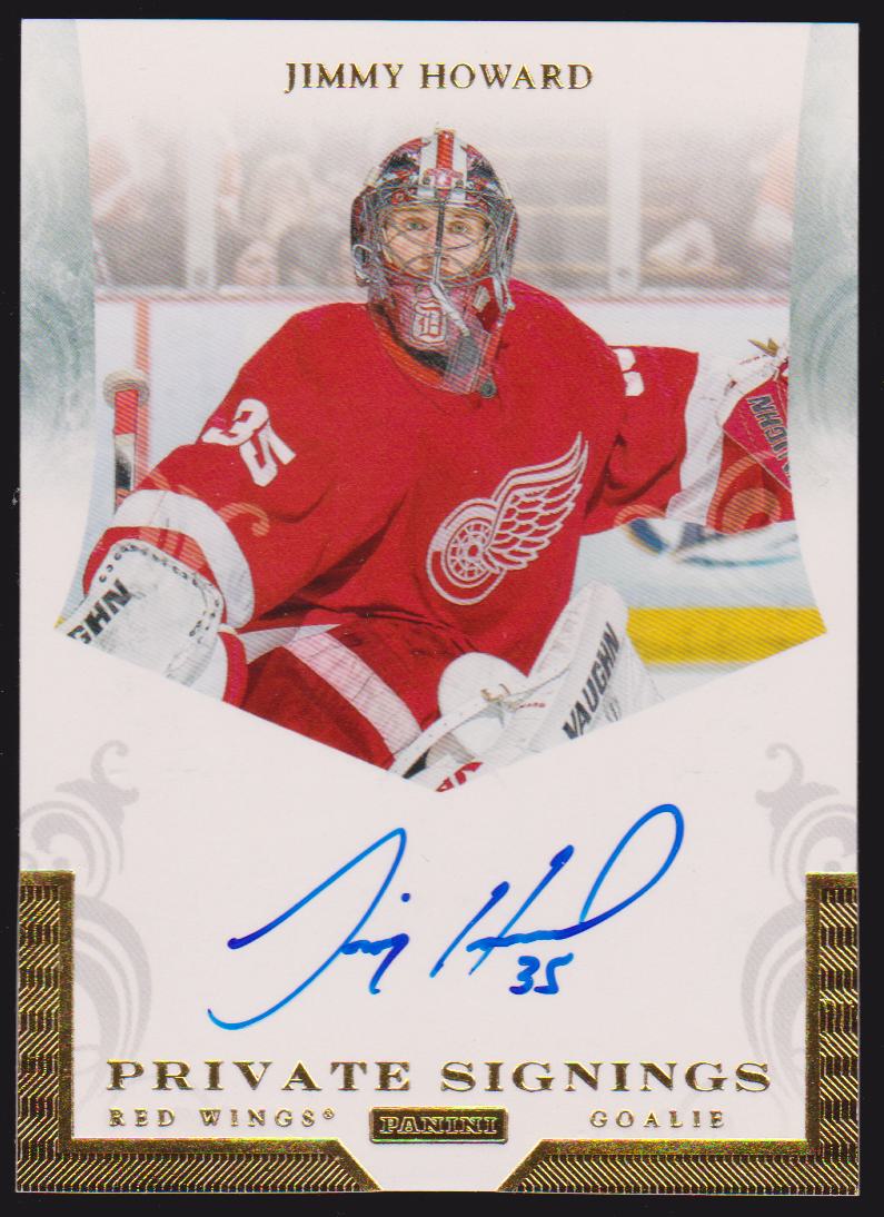 (image for) 2011-12 Panini Private Signings #JHOW Jimmy Howard AUTO