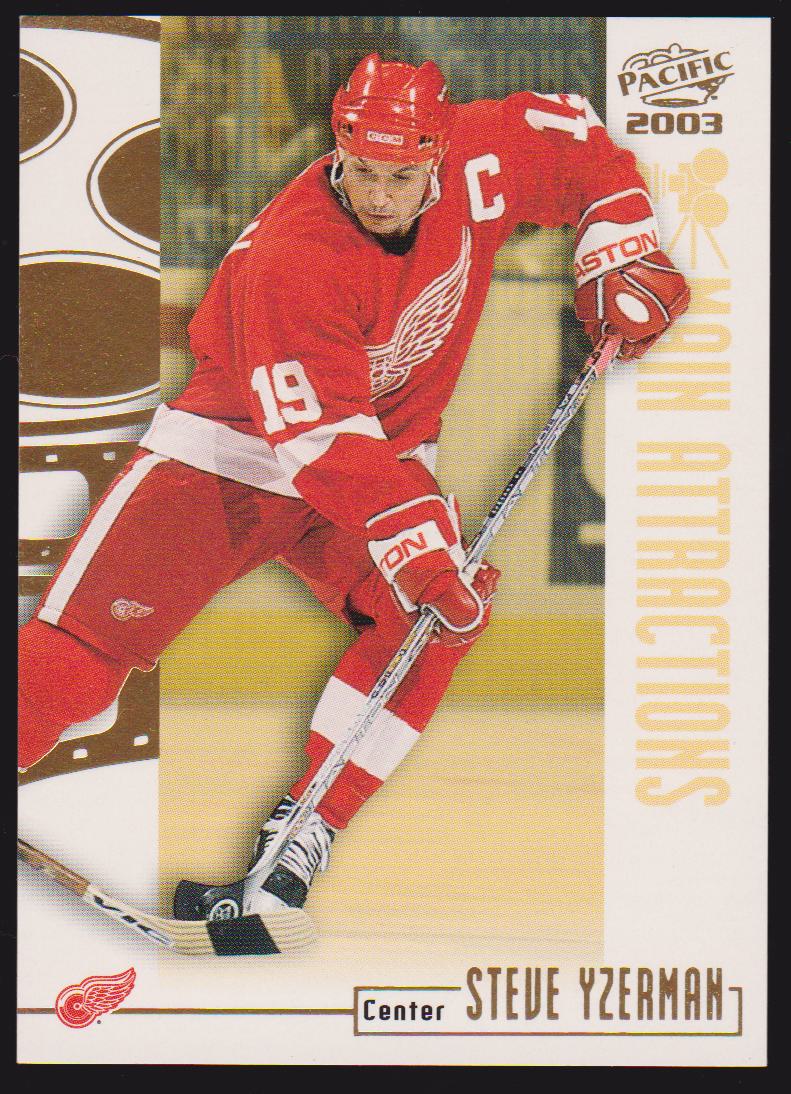 (image for) 2002-03 Pacific Main Attractions #7 Steve Yzerman