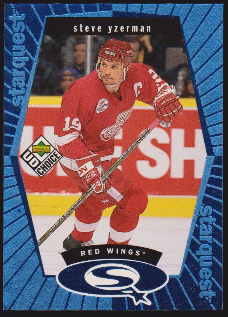 (image for) 1998-99 UD Choice StarQuest Blue #SQ18 Steve Yzerman