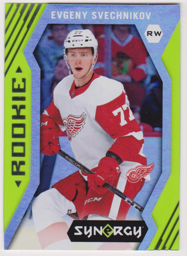 2017-18 Synergy Green #85 Evgeny Svechnikov RC (image for) 2017-18 Synergy Green #85 Evgeny Svechnikov RC