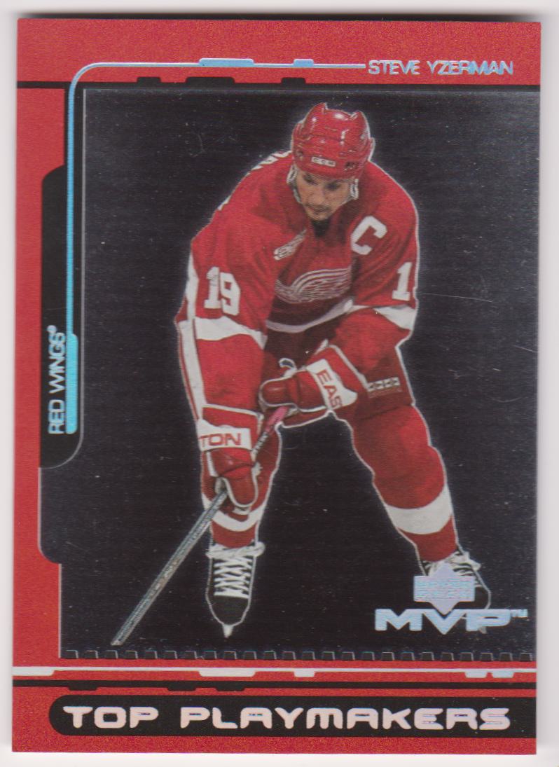 (image for) 2000-01 Upper Deck MVP Top Playmakers #TP5 Steve Yzerman