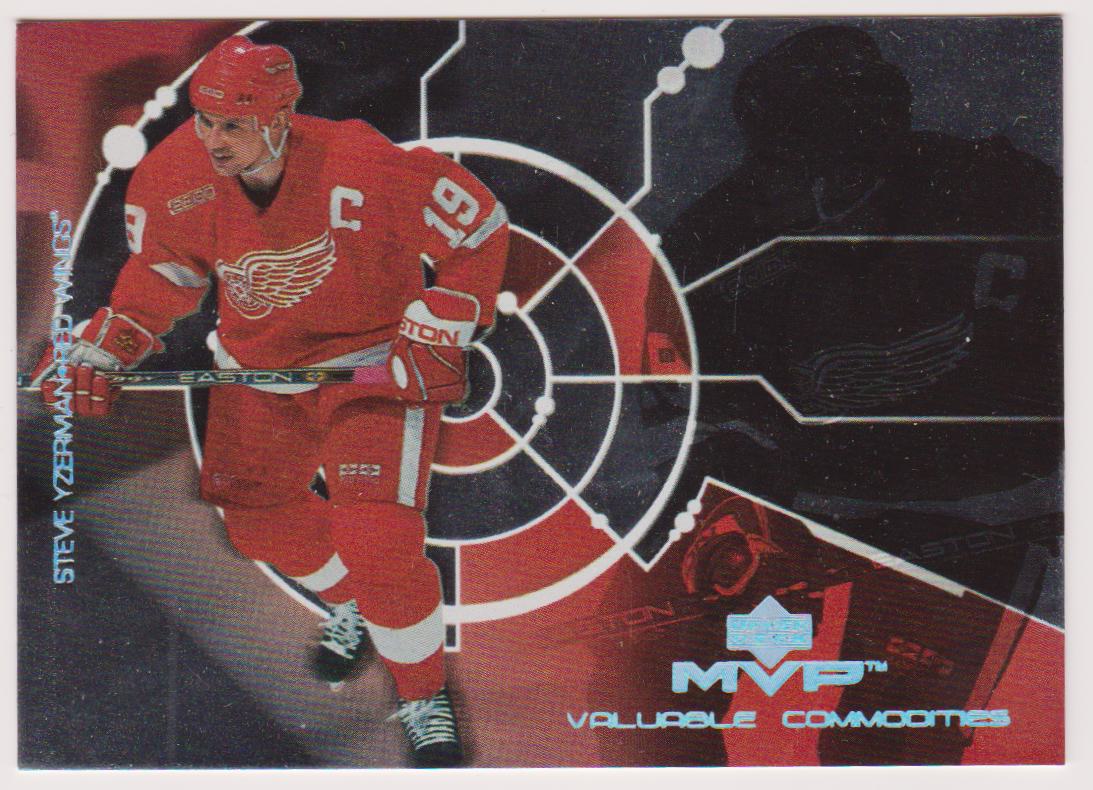 (image for) 2000-01 Upper Deck MVP Valuable Commodities #VC5 Steve Yzerman