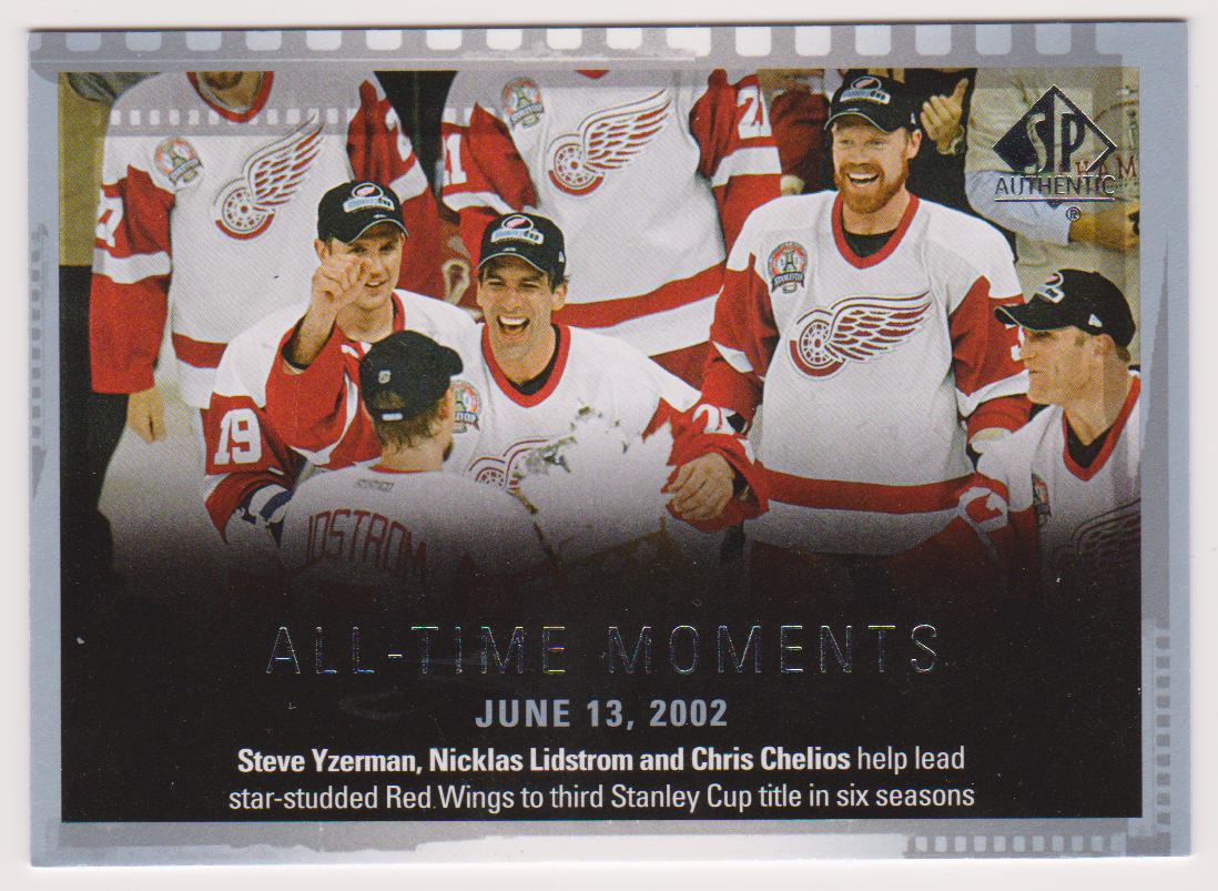 (image for) 2015-16 SP Authentic #157 Nicklas Lidstrom/Steve Yzerman/Chris Chelios All-Time Moments