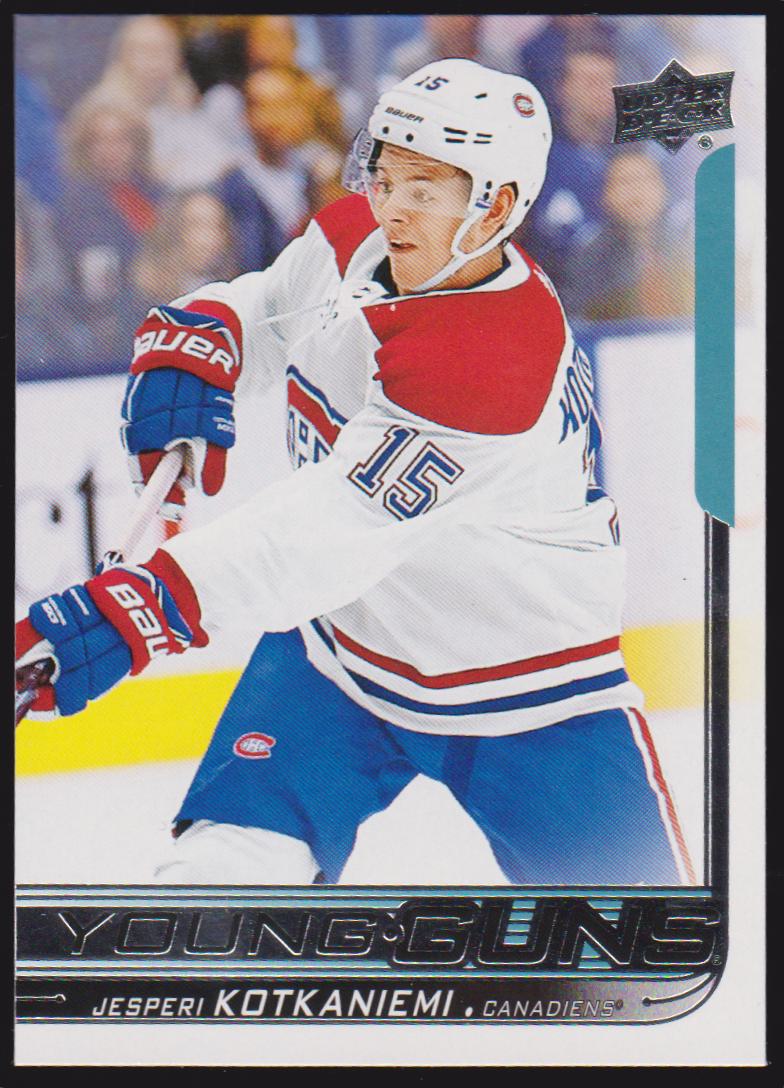 (image for) 2018-19 Upper Deck #249 Jesperi Kotkaniemi YG RC
