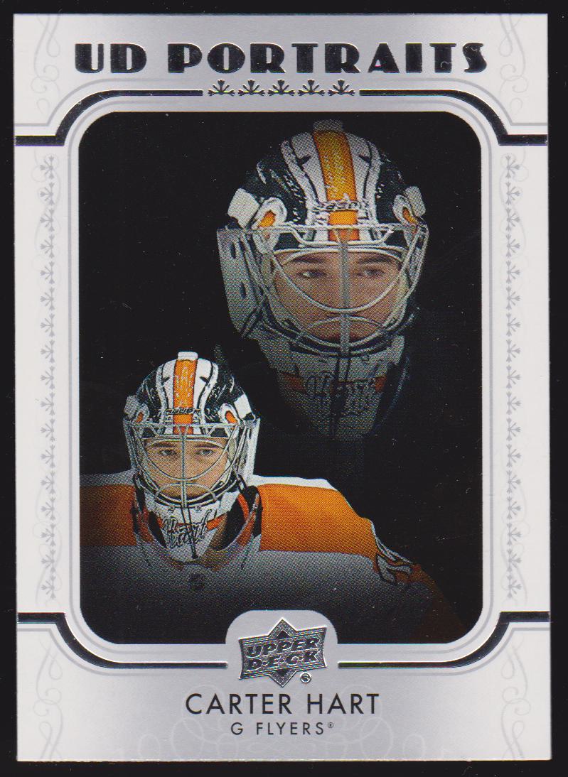 2019-20 Upper Deck UD Portraits #P31 Carter Hart (image for) 2019-20 Upper Deck UD Portraits #P31 Carter Hart