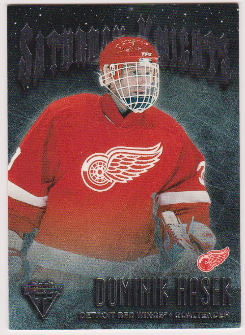 2001-02 Titanium Saturday Knights #5 Dominik Hasek (image for) 2001-02 Titanium Saturday Knights #5 Dominik Hasek