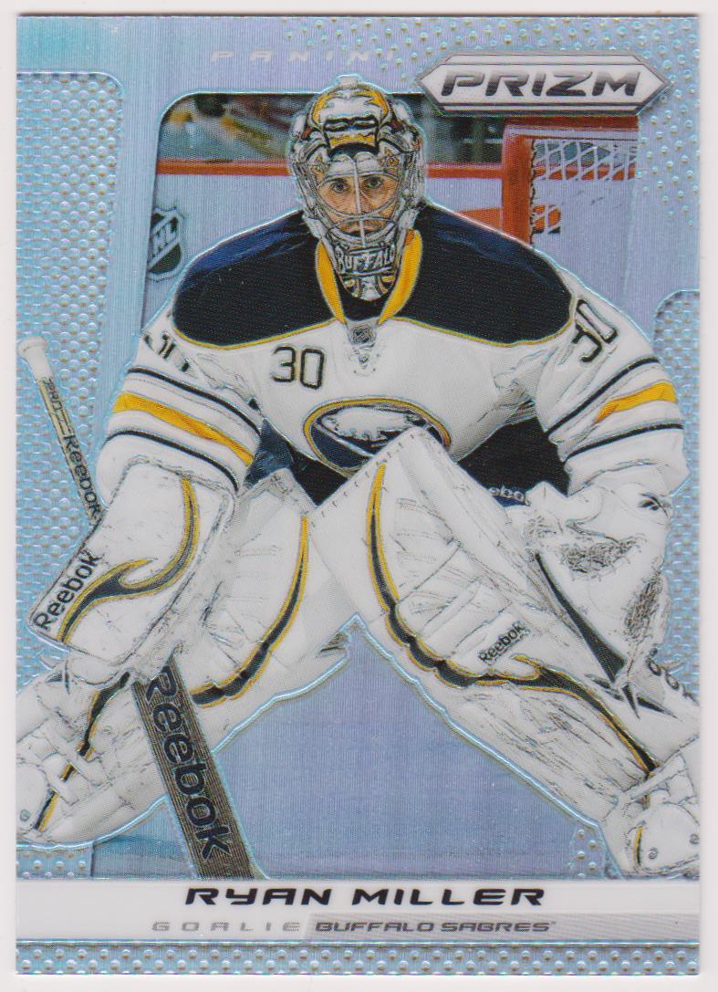2013-14 Panini Prizm Prizms #9 Ryan Miller (image for) 2013-14 Panini Prizm Prizms #9 Ryan Miller