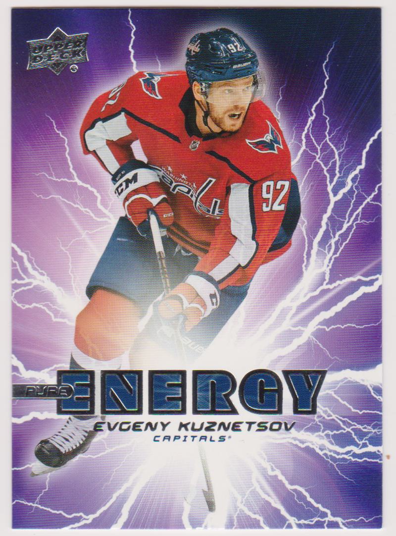 2019-20 Upper Deck Pure Energy #PE44 Evgeny Kuznetsov (image for) 2019-20 Upper Deck Pure Energy #PE44 Evgeny Kuznetsov
