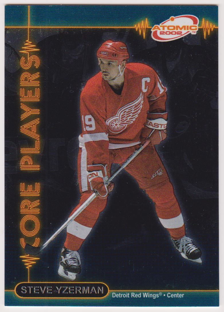 2001-02 Atomic Core Players #5 Steve Yzerman (image for) 2001-02 Atomic Core Players #5 Steve Yzerman