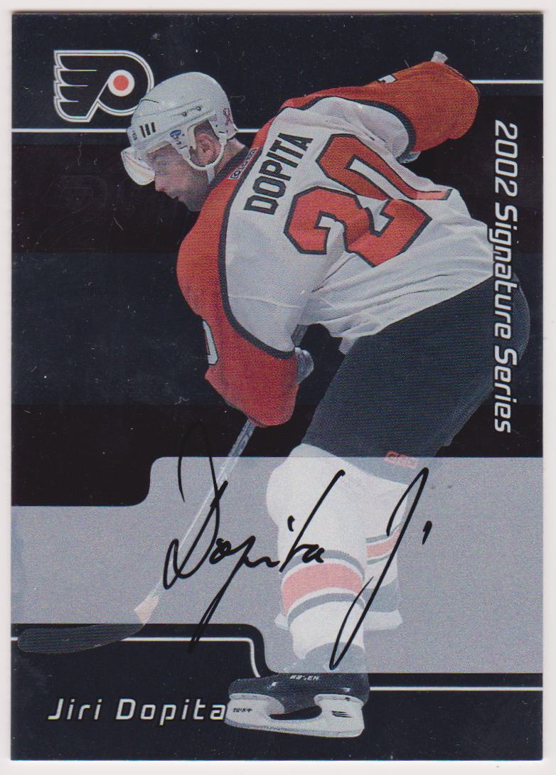 2001-02 BAP Signature Series Autographs #206 Jiri Dopita - RC Year (image for) 2001-02 BAP Signature Series Autographs #206 Jiri Dopita - RC Year
