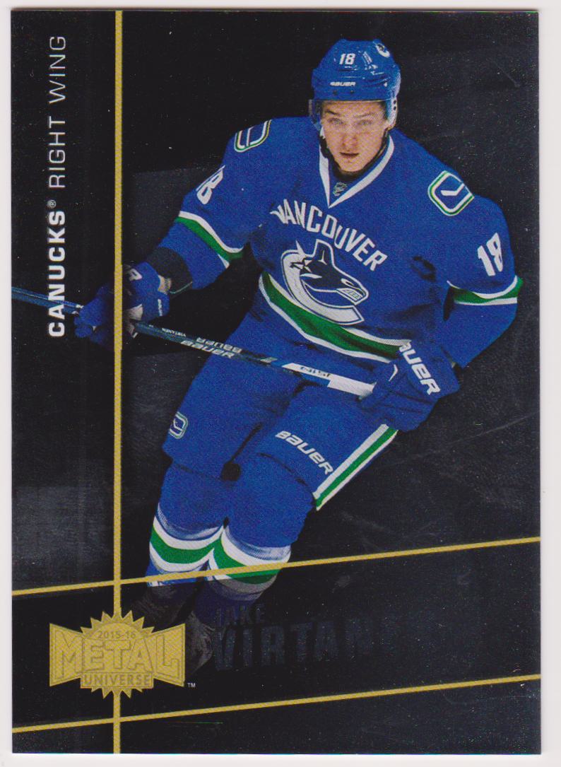 2015-16 Fleer Showcase Metal Universe #MU30 Jake Virtanen (image for) 2015-16 Fleer Showcase Metal Universe #MU30 Jake Virtanen