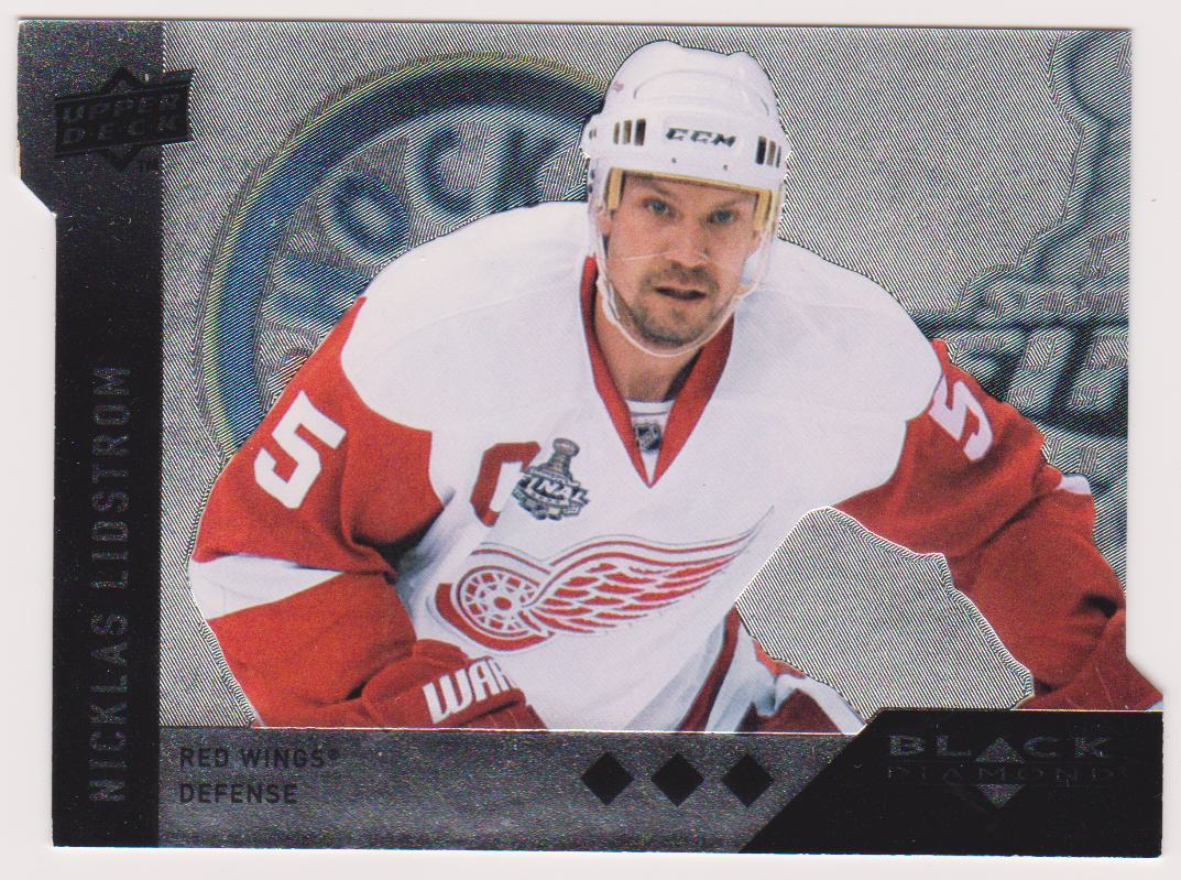 2009-10 Black Diamond Horizontal Perimeter Die-Cut #BD8 Nicklas Lidstrom (image for) 2009-10 Black Diamond Horizontal Perimeter Die-Cut #BD8 Nicklas Lidstrom