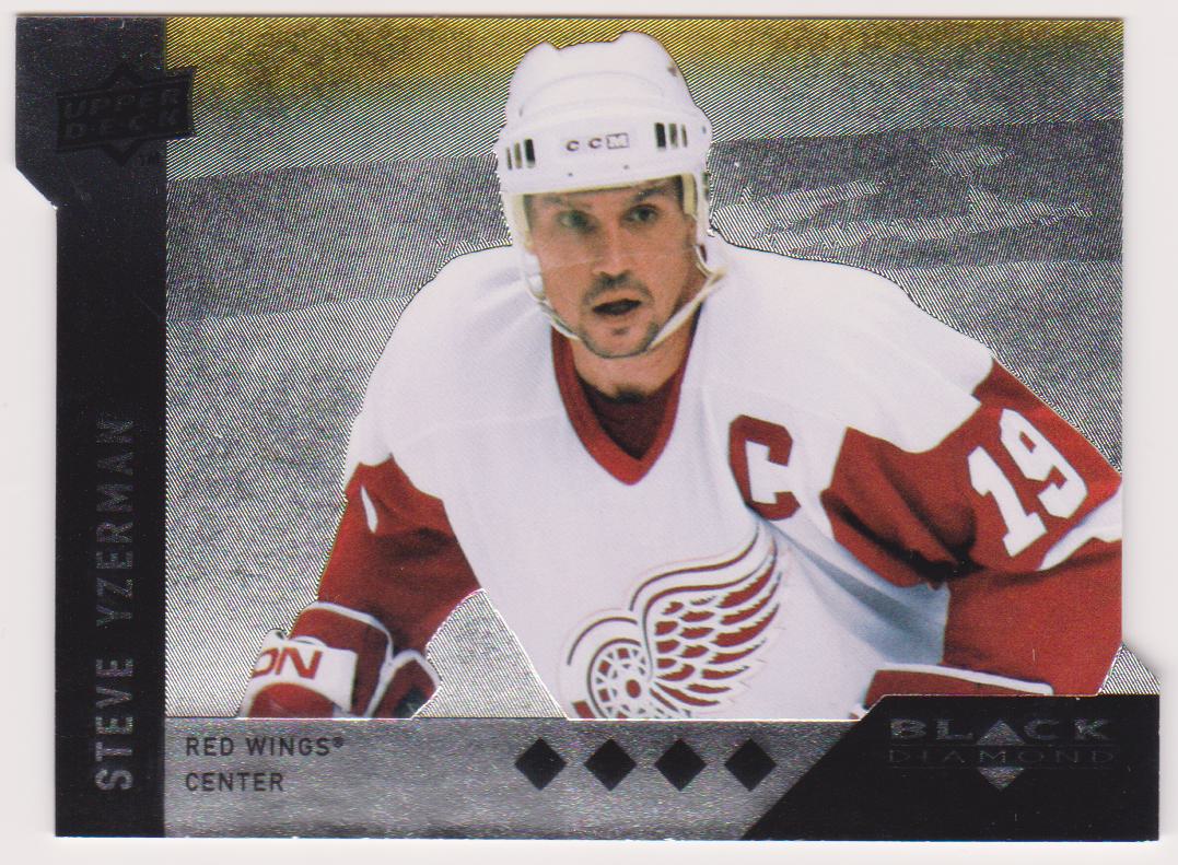 2009-10 Black Diamond Horizontal Perimeter Die-Cut #BD22 Steve Yzerman SP (image for) 2009-10 Black Diamond Horizontal Perimeter Die-Cut #BD22 Steve Yzerman SP