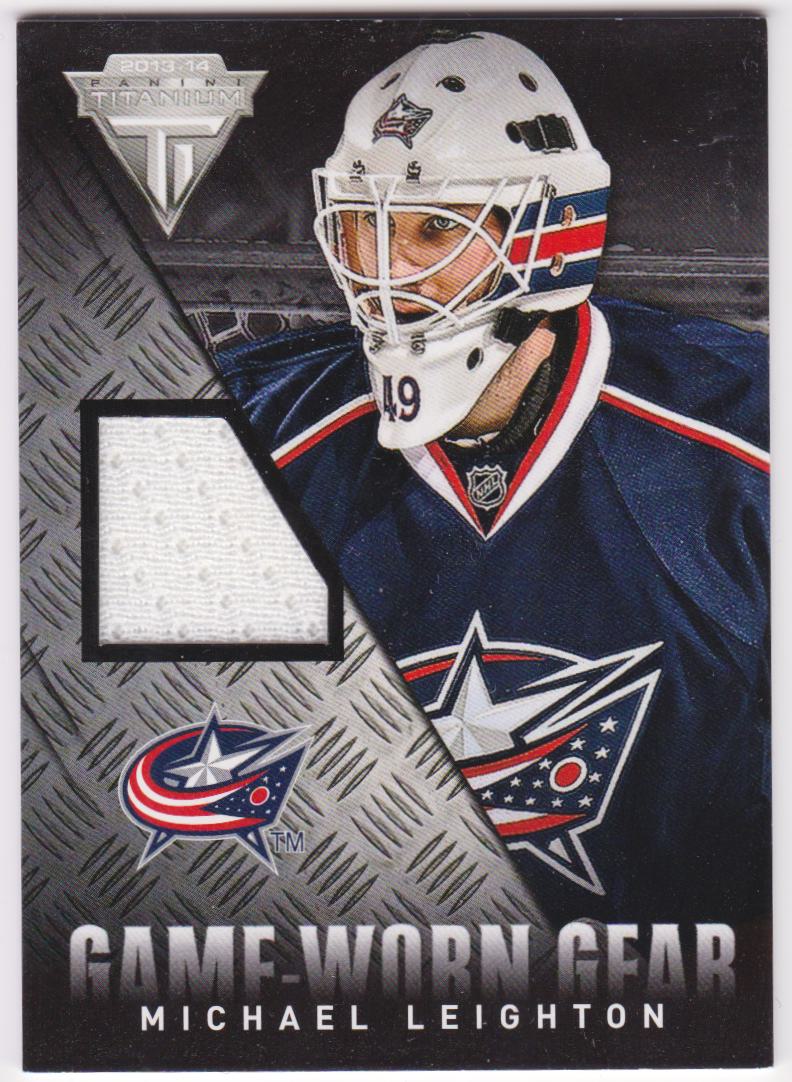2013-14 Panini Titanium Game Worn Gear #GGLEI Michael Leighton - Jerseys (image for) 2013-14 Panini Titanium Game Worn Gear #GGLEI Michael Leighton - Jerseys