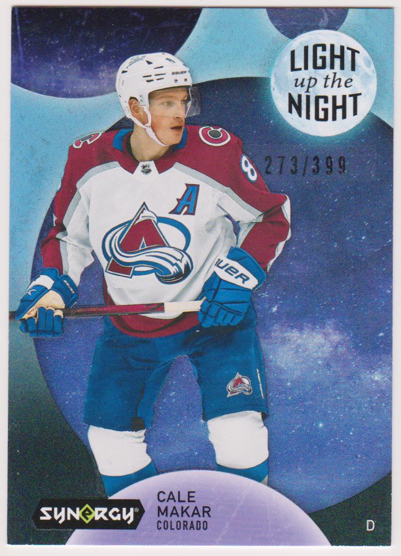 (image for) 2022-23 Synergy Light Up the Night Blue #LNMA Cale Makar 273/399
