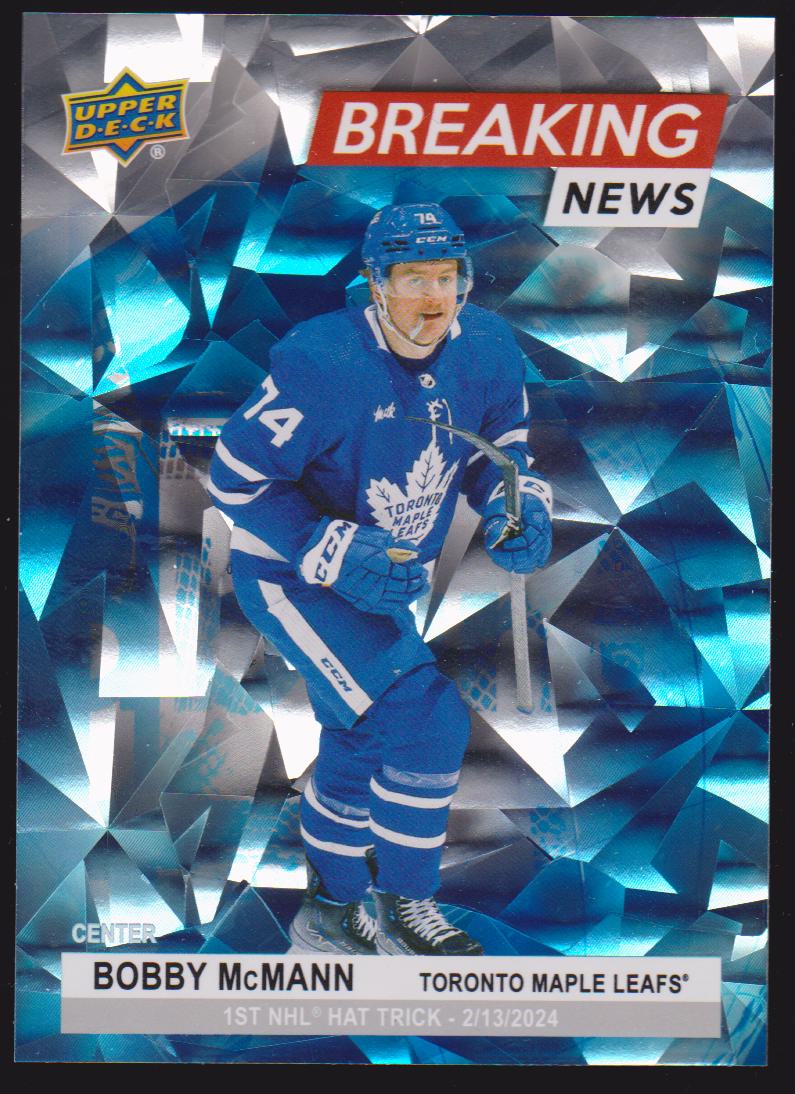 (image for) 2024-25 Upper Deck Breaking News #BN2 Bobby McMann