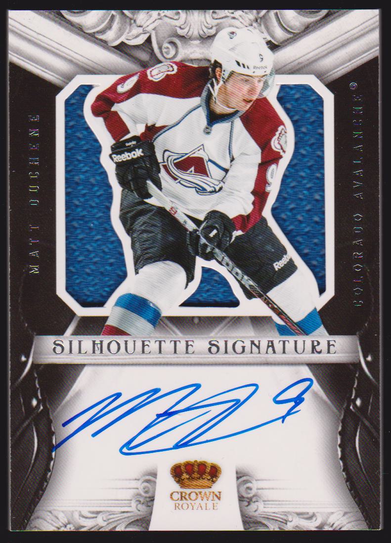 (image for) 2012-13 Crown Royale Silhouette Materials Signatures #27 Matt Duchene