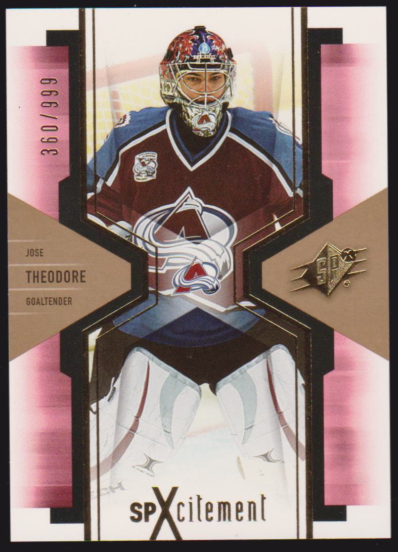 (image for) 2006-07 SPx SPxcitement #X23 Jose Theodore 360/999