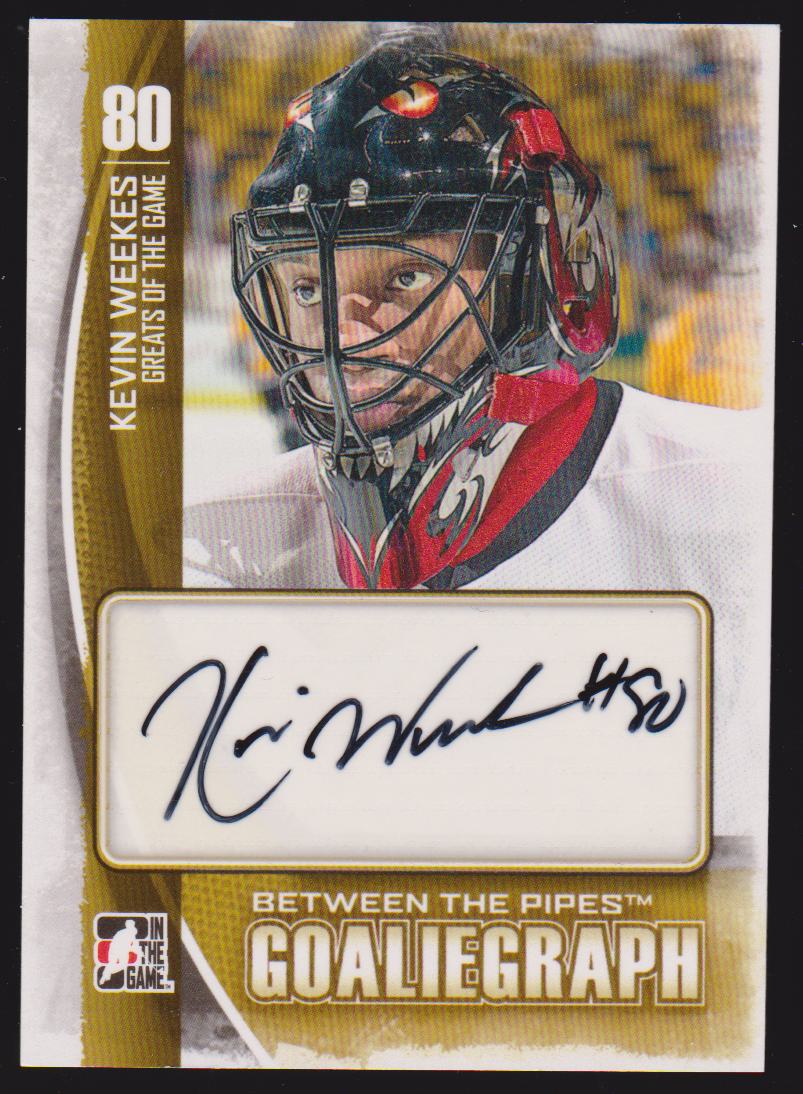 (image for) 2013-14 Between The Pipes Autographs #AKW Kevin Weekes - SSP