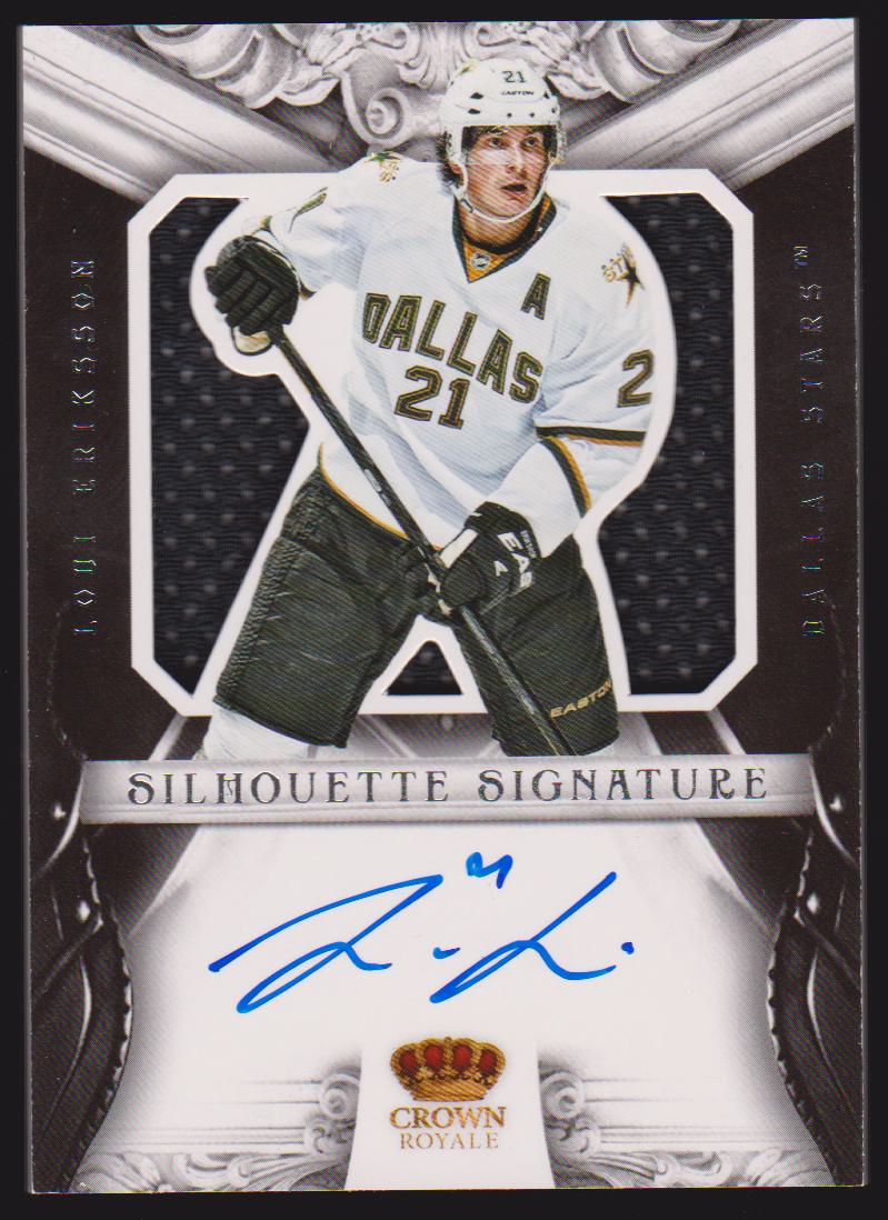 (image for) 2012-13 Crown Royale Silhouette Materials Signatures #23 Loui Eriksson