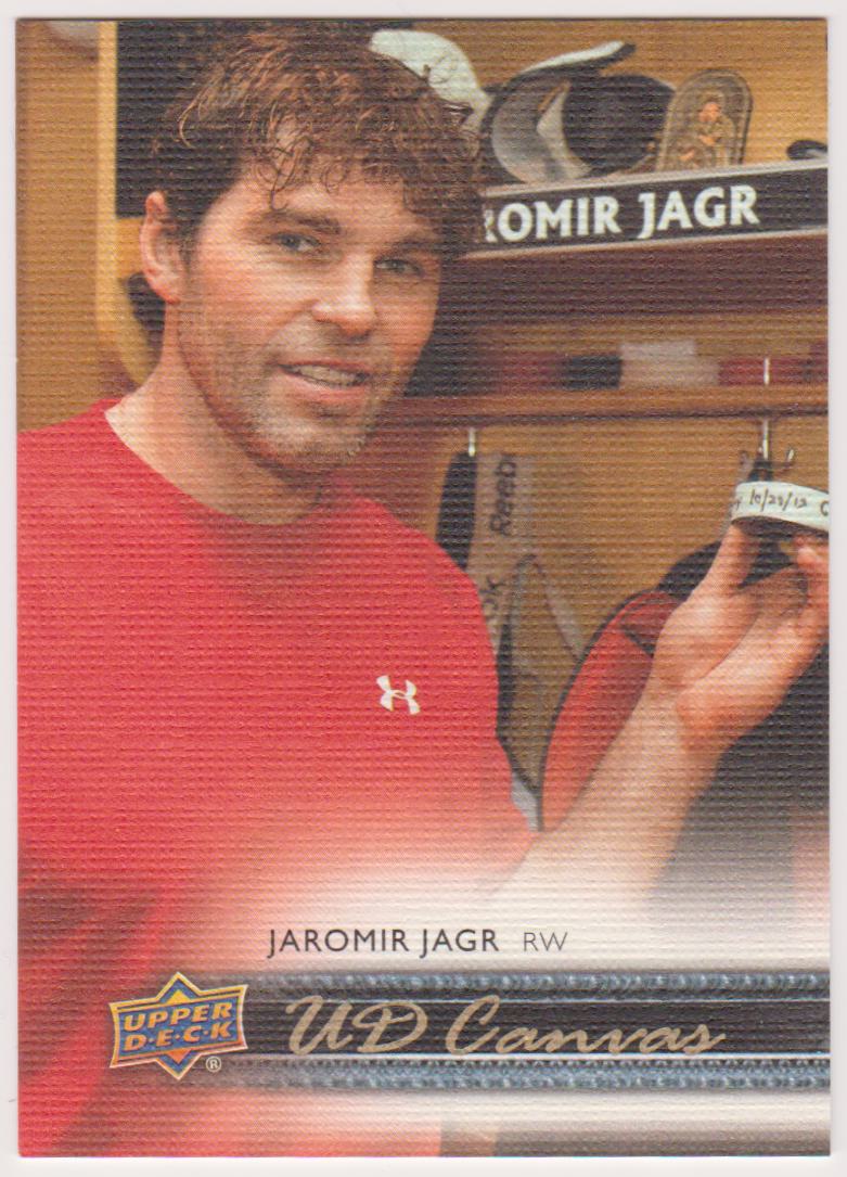 2014-15 Upper Deck Canvas #C51 Jaromir Jagr (image for) 2014-15 Upper Deck Canvas #C51 Jaromir Jagr