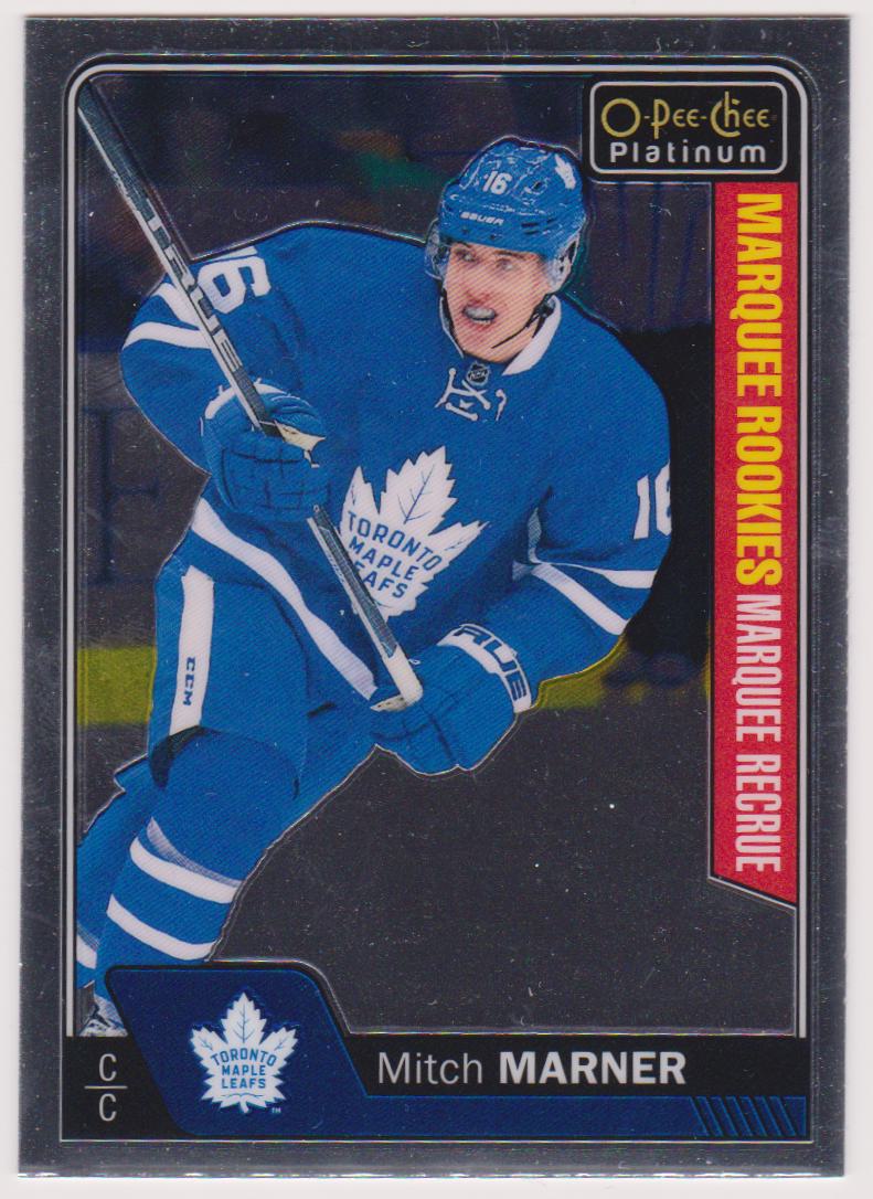 2016-17 O-Pee-Chee Platinum #180 Mitch Marner RC (image for) 2016-17 O-Pee-Chee Platinum #180 Mitch Marner RC