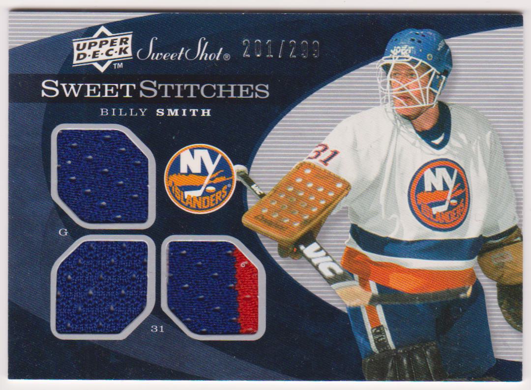 (image for) 2007-08 Sweet Shot Sweet Stitches Triples #SSTSM Billy Smith