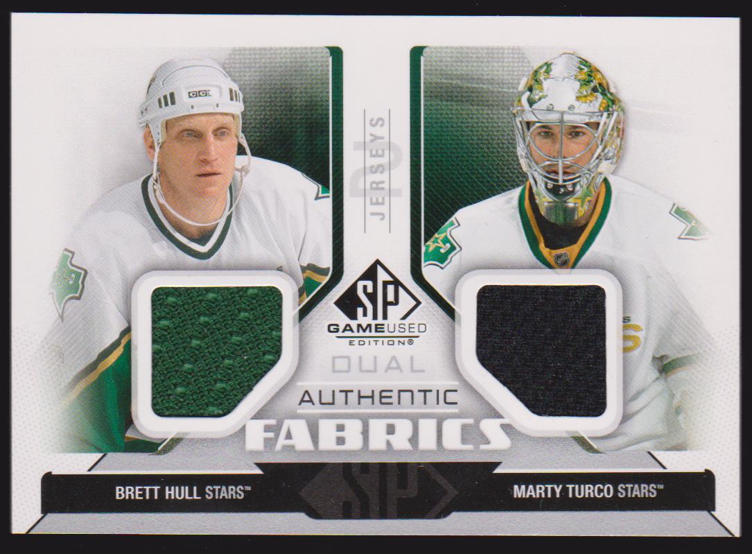 (image for) 2014-15 SP Game Used Authentic Fabrics Dual #AF2HT Brett Hull/Marty Turco