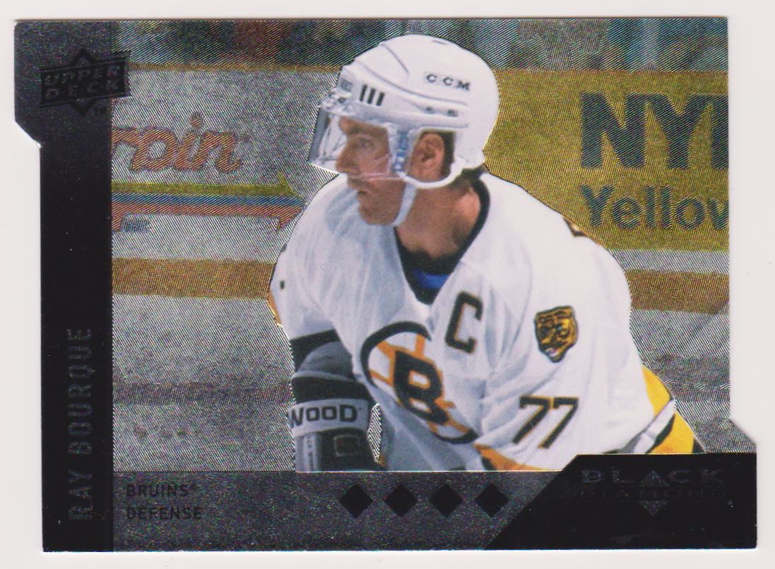2009-10 Black Diamond Horizontal Perimeter Die-Cut #BD20 Raymond Bourque (image for) 2009-10 Black Diamond Horizontal Perimeter Die-Cut #BD20 Raymond Bourque