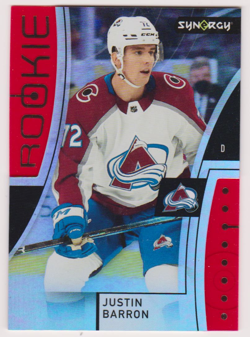 (image for) 2021-22 Synergy Red #104 Justin Barron RC