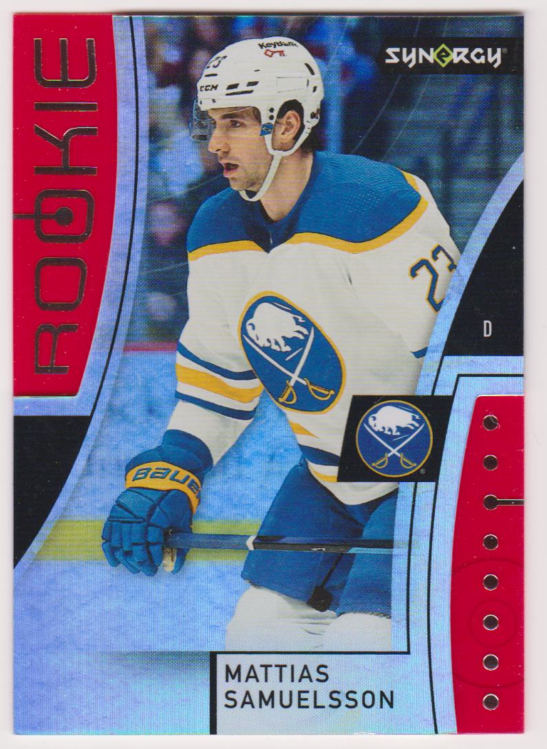 (image for) 2021-22 Synergy Red #109 Mattias Samuelsson RC