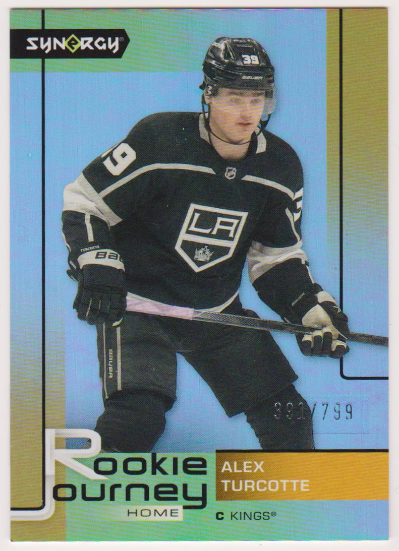 2021-22 Synergy Rookie Journey Home #RJ13 Alex Turcotte 391/799 - RC Year (image for) 2021-22 Synergy Rookie Journey Home #RJ13 Alex Turcotte 391/799 - RC Year