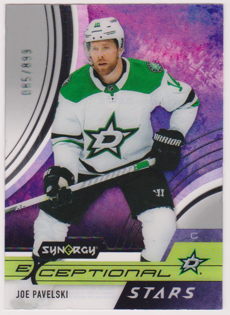 2021-22 Synergy Exceptional Stars #ESJP Joe Pavelski (image for) 2021-22 Synergy Exceptional Stars #ESJP Joe Pavelski