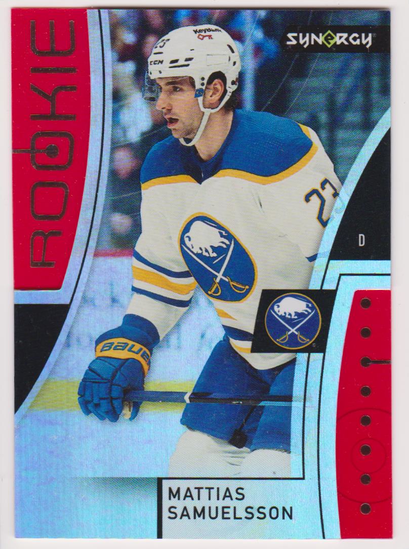 (image for) 2021-22 Synergy Red Codes #109 Mattias Samuelsson RC
