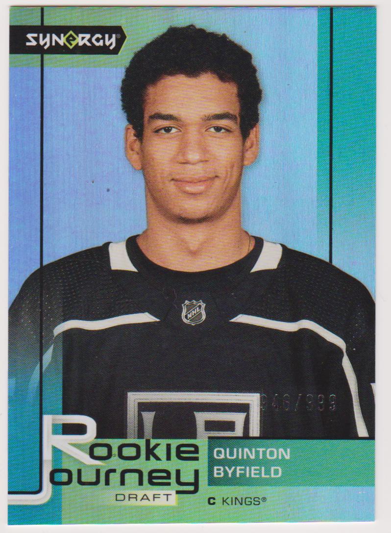 (image for) 2021-22 Synergy Rookie Journey Draft #RJ2 Quinton Byfield 946/999