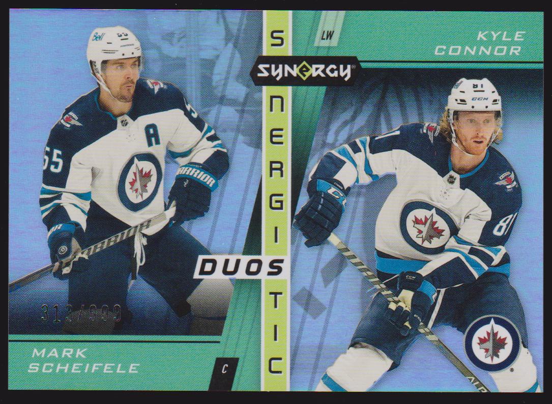 (image for) 2021-22 Synergy Synergistic Duos Stars #SD7 Mark Scheifele/Kyle Connor 313/999