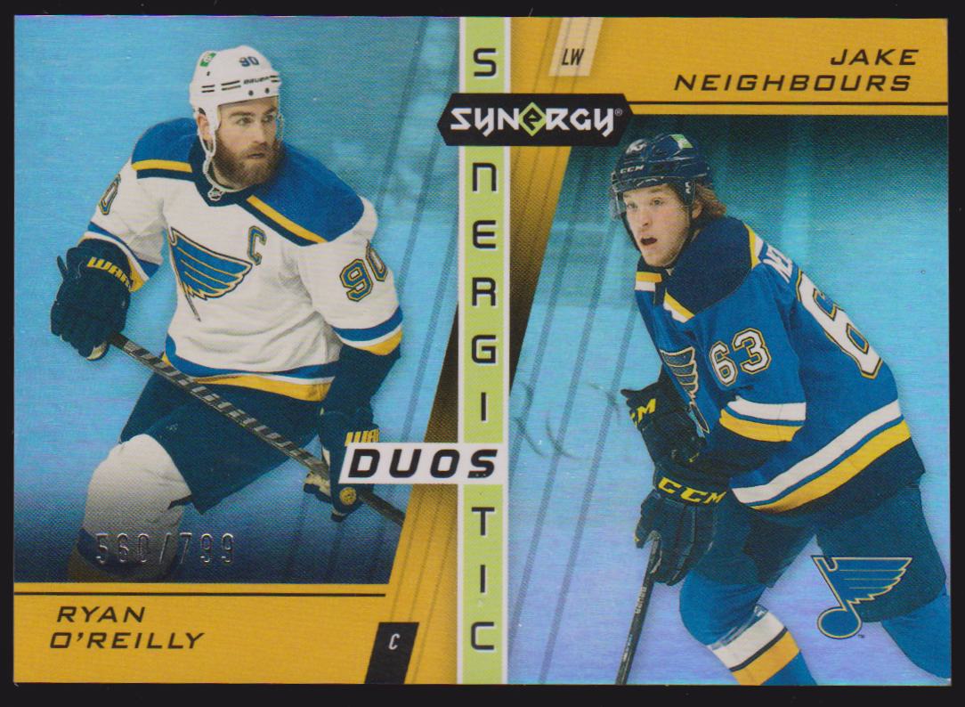 (image for) 2021-22 Synergy Synergistic Duos Stars and Rookies #SD10 Ryan O'Reilly/Jake Neighbours (RC Year) 560/799