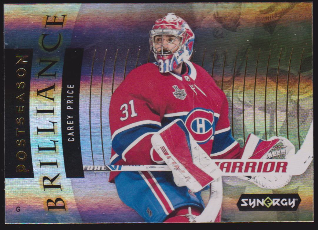 2021-22 Synergy Postseason Brilliance #PB11 Carey Price (image for) 2021-22 Synergy Postseason Brilliance #PB11 Carey Price
