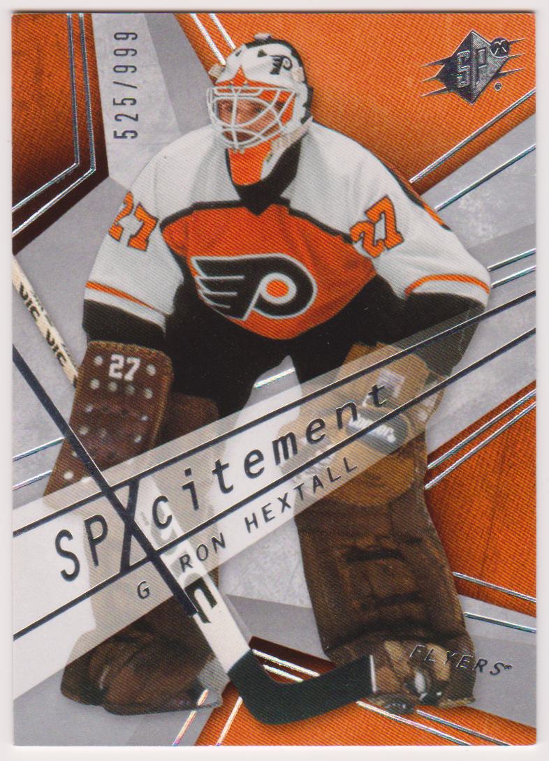 (image for) 2008-09 SPx SPxcitement #X55 Ron Hextall 525/999