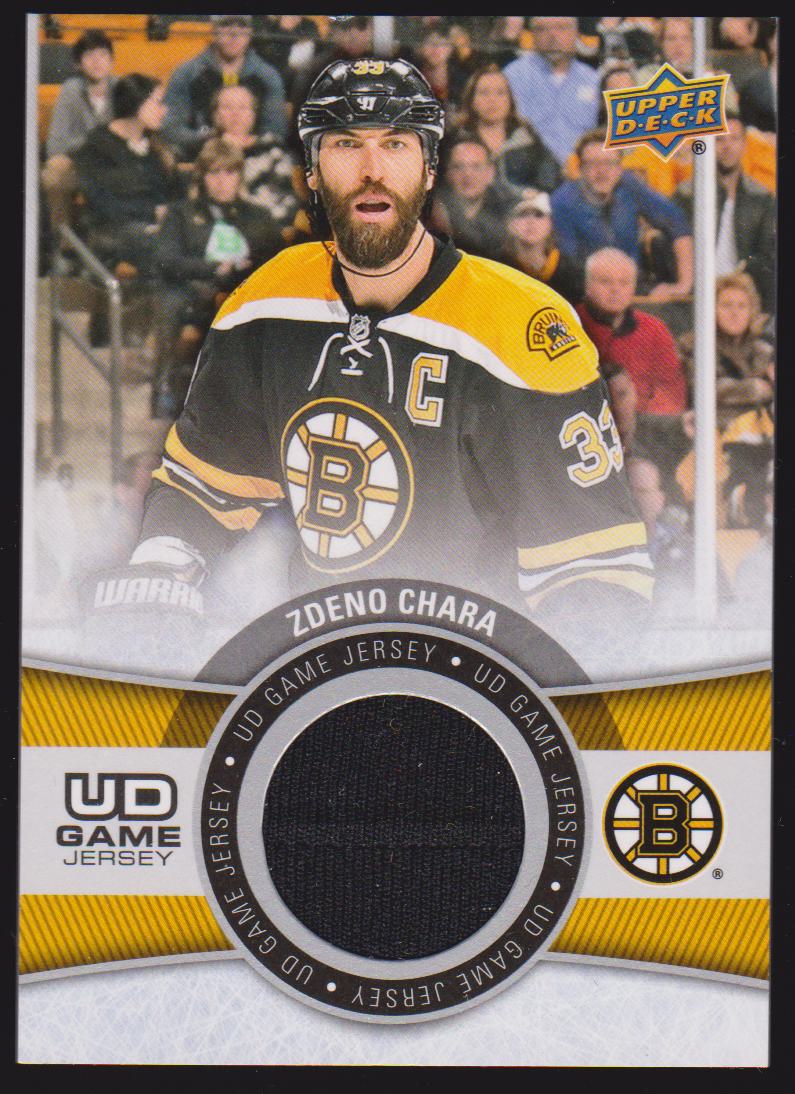 2015-16 Upper Deck Game Jerseys #GJZC Zdeno Chara (image for) 2015-16 Upper Deck Game Jerseys #GJZC Zdeno Chara