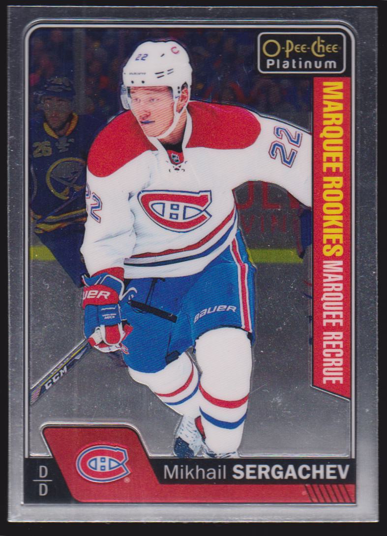 2016-17 O-Pee-Chee Platinum #161 Mikhail Sergachev RC (image for) 2016-17 O-Pee-Chee Platinum #161 Mikhail Sergachev RC