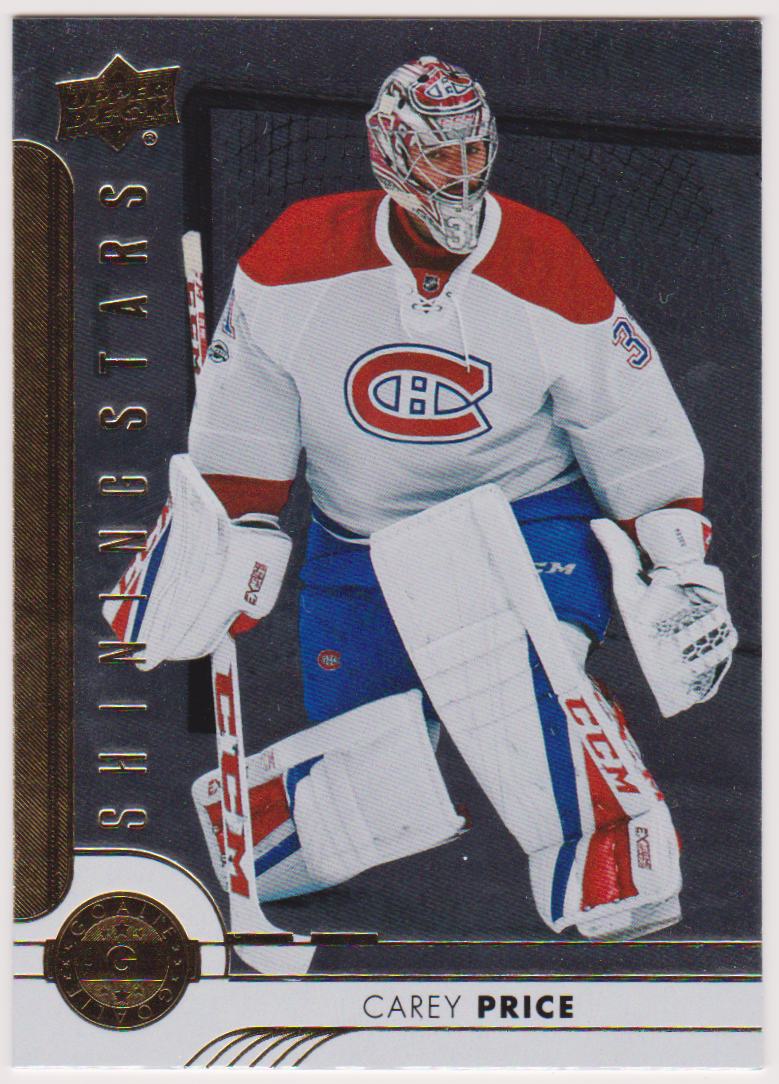 (image for) 2017-18 Upper Deck Shining Stars Goalies #SSG3 Carey Price