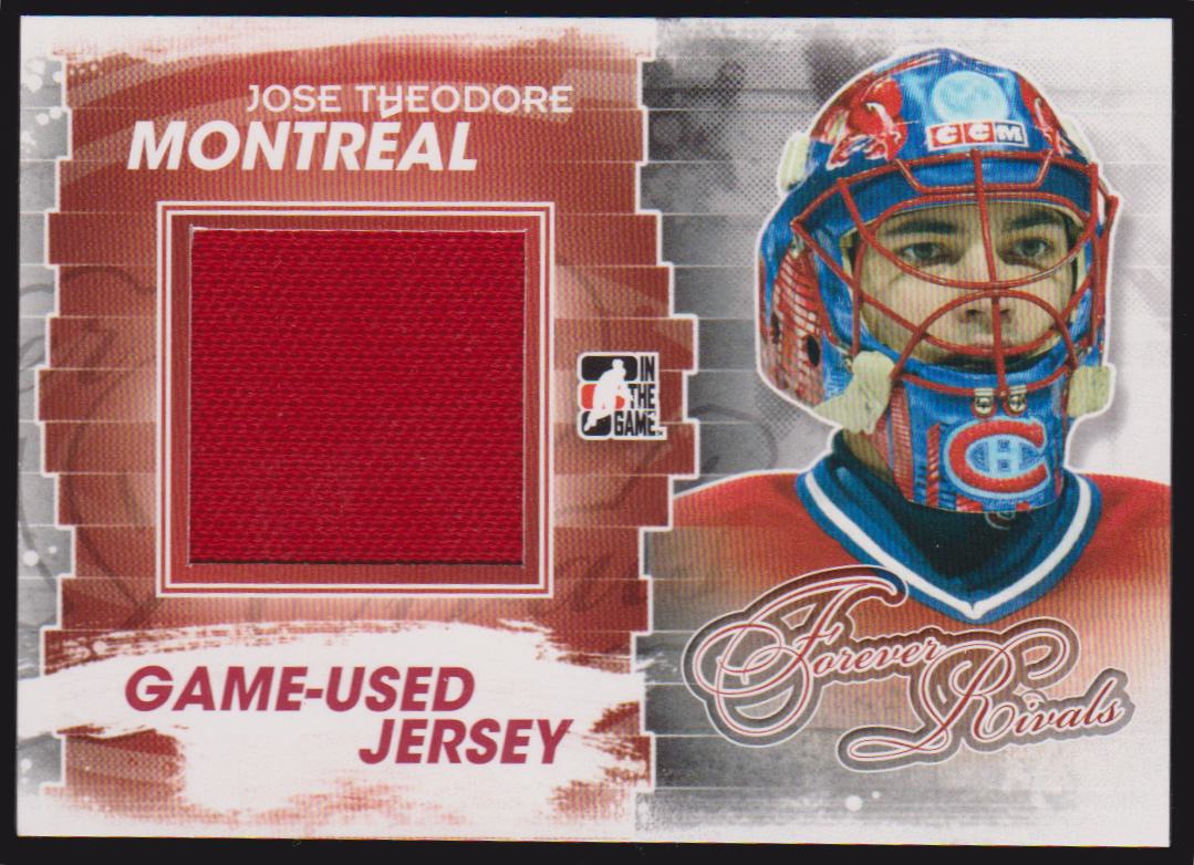 2012-13 ITG Forever Rivals Jerseys Red #M45 Jose Theodore (image for) 2012-13 ITG Forever Rivals Jerseys Red #M45 Jose Theodore