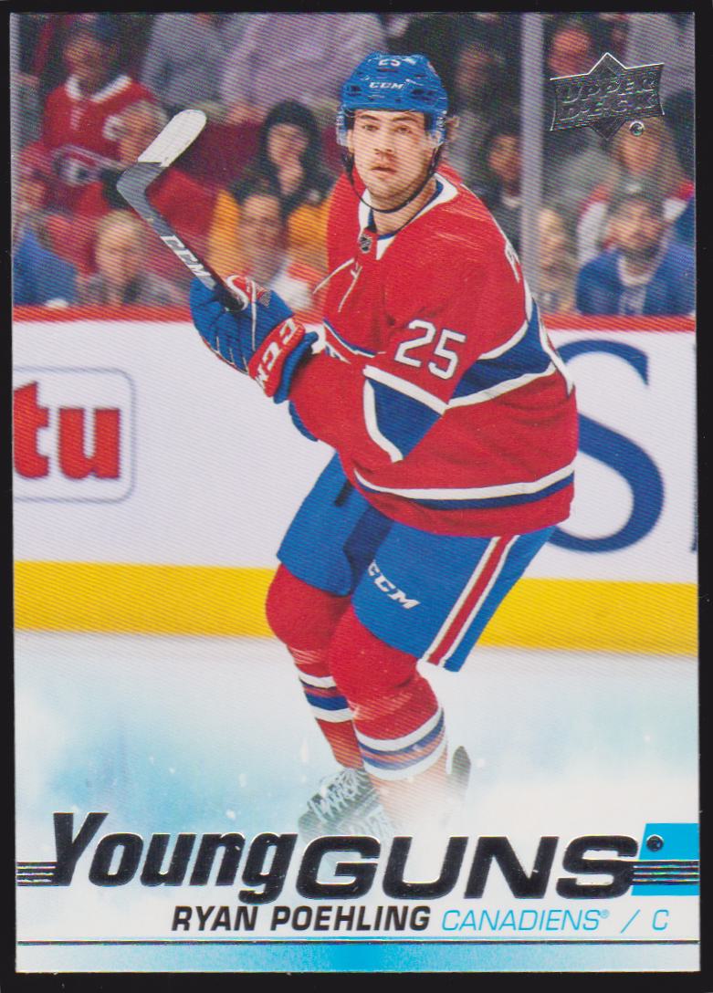 2019-20 Upper Deck #226 Ryan Poehling YG RC (image for) 2019-20 Upper Deck #226 Ryan Poehling YG RC