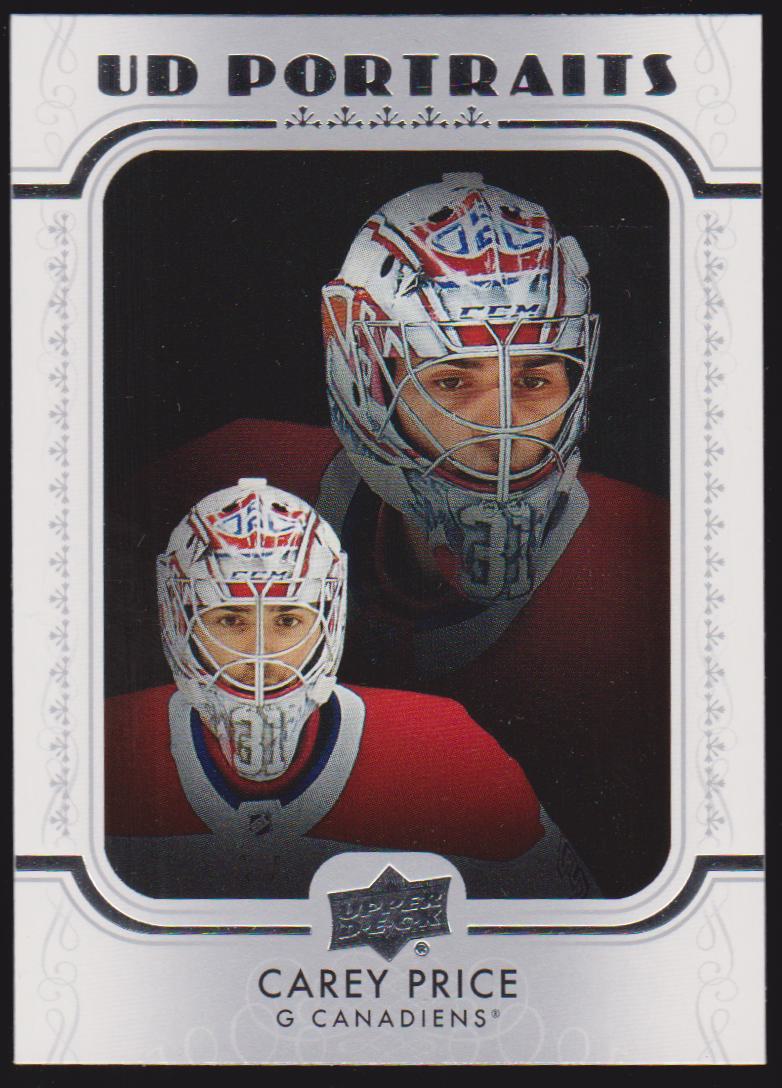 2019-20 Upper Deck UD Portraits #P7 Carey Price (image for) 2019-20 Upper Deck UD Portraits #P7 Carey Price